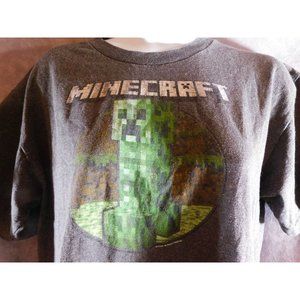 Grey Minecraft T-Shirt